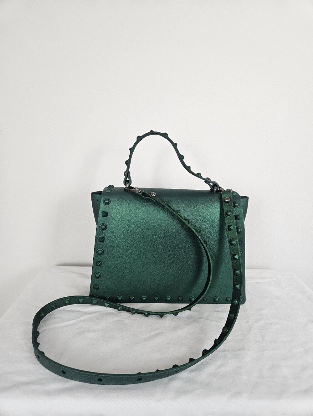 Studded Green Jelly Purse - Picture 3 of 10